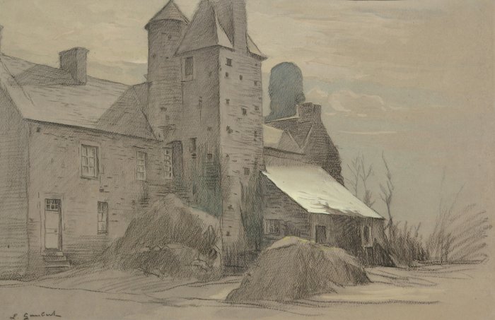 « Château d'Olonde façade arrière »